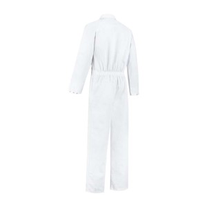 Food overall polyester/katoen wit